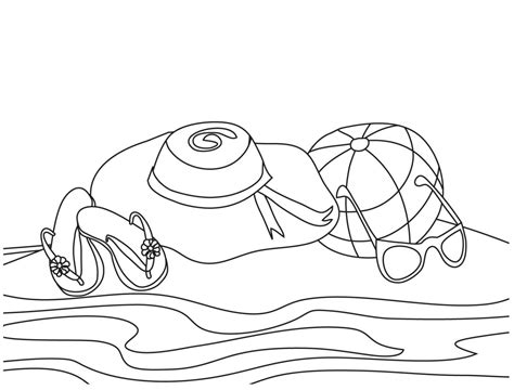 printable beach coloring pages  kids