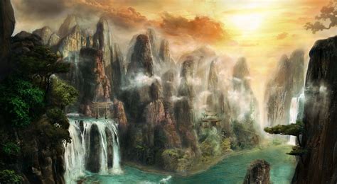 fantasy landscape wallpapers hd pixelstalk