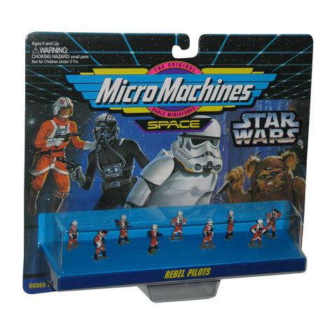 star wars micro machines rebel pilots  galoob mini figure toy set walmartcom walmartcom