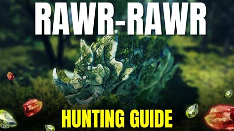 field hunting boss rawr rawr guide  black desert  youtube