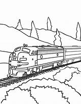 Coloring Train Pages Ploo Fr sketch template