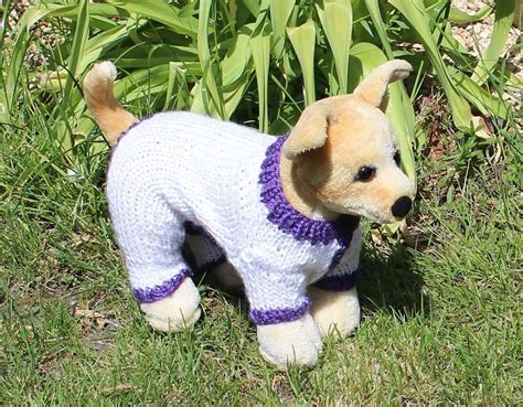 dog simple bulky onesie knitting pattern  madmonkeyknits lovecrafts