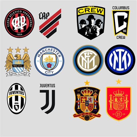 escudos antigos escudos novos rfutebol