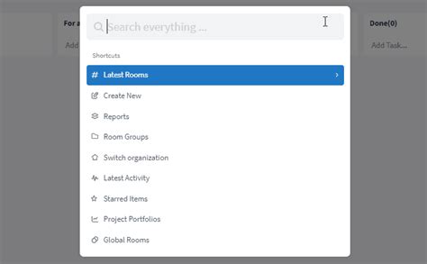 working  stackfields global search  shortcuts