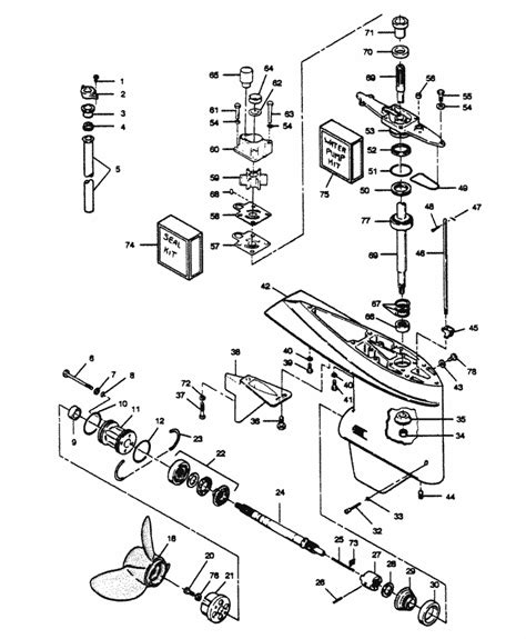 wiring diagram  force outboard motor parts diagram