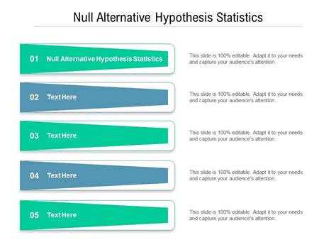 null alternative hypothesis statistics  powerpoint