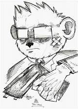 Drawing Bear Gangsta Teddy Teddybear Drawings Doc Cthulu Paintingvalley Deviantart sketch template