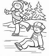 Skating Coloring Ice Pages Printable Getcolorings sketch template