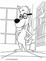 Peabody Mr Sherman Coloring Pages Smartest Dog Movie Colouring Printable Kids 4kids Come Amazing Check Fun Cartoon Library Choose Board sketch template