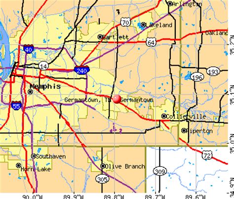 germantown tennessee tn   profile population maps real