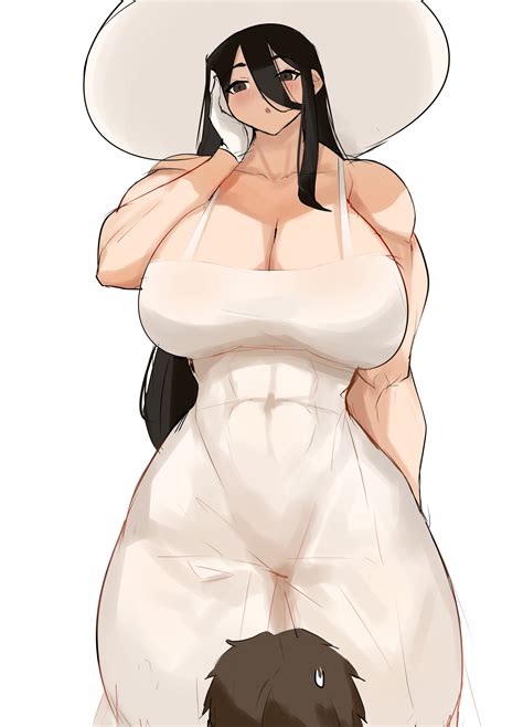 Rule 34 Black Hair Breasts Brown Eyes Busty Cleavage Dress Female