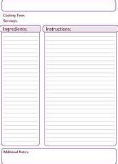 printable recipe pages archives  printables  recipe cards