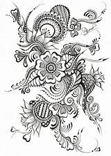 Maori Zentangle Coloring Pages Tattoo Designs Color Tattoos Doodle Henna Mehndi Floral Nice Patterns Drawing Flowers Drawings Zentangles Mandalas Bazaart sketch template