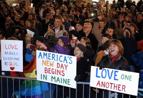 Maine Same Sex Couples Marry In First Few Hours Of Law