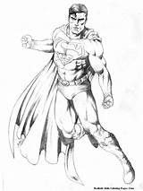 Dc Coloring Super Superheroes Heroes Comics Pages Kb sketch template