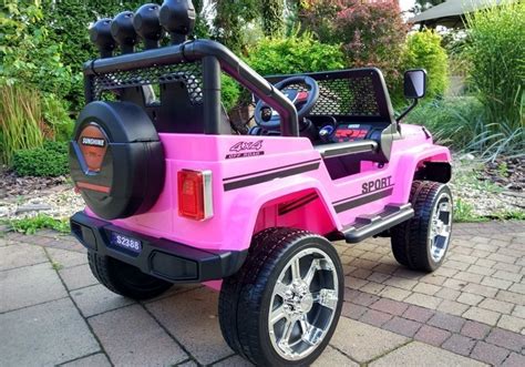 auto na akumulator  jeep rozowy xw leantoyspl
