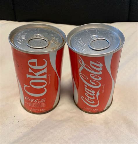 coke coca cola vintage steel pop   oz full  soda