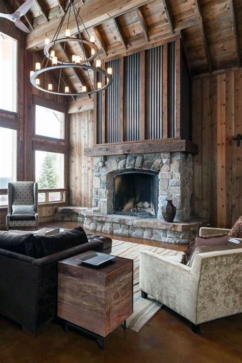 discover    log cabin interior design ideas