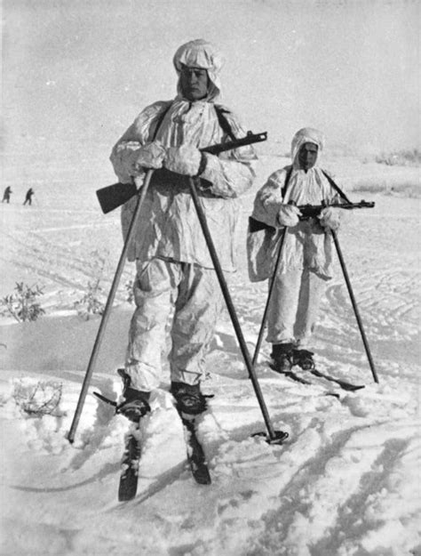 russian ski troops red army world war two military