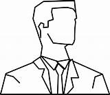 Outline Man Male Silhouette Drawing Clipart Jerman Personnel Cliparts Svg Clip Front Library Suit Services Getdrawings sketch template