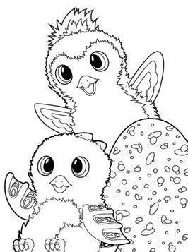 kids  funcom  coloring pages  hatchimals