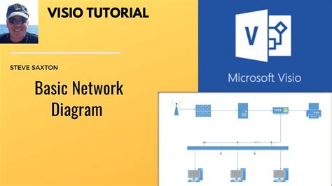 create  basic network diagram  microsoft visio youtube