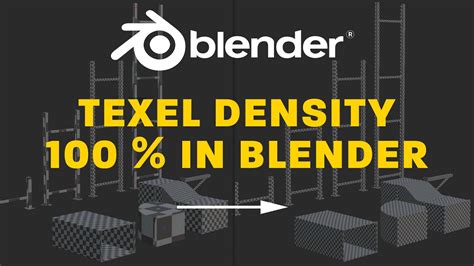 manually control texel density   blender tutorial youtube