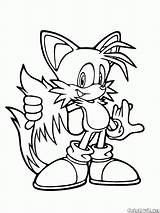Tails Unleashed sketch template