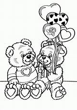 Coloring Valentine Pages Printable Kids Contents sketch template