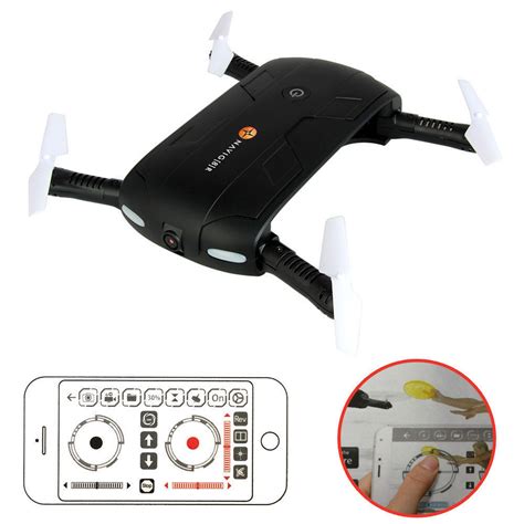 navigr pocket selfie drone camerawifi remote controlled  androidiphoneios ebay