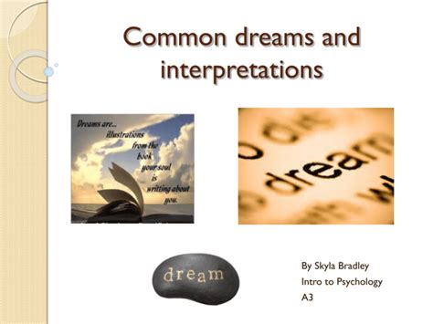 interpreting dreams