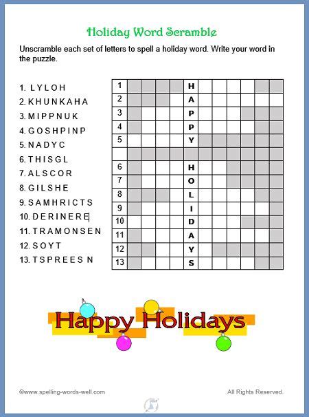 christmas word games activities images christmas words