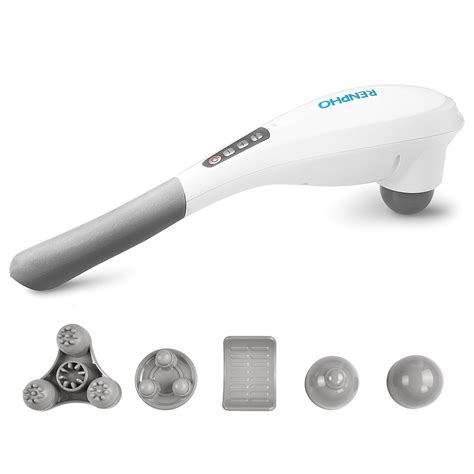 renpho handheld wireless rechargeable massager for deep tissue