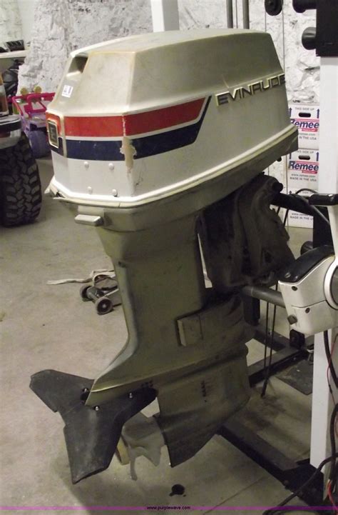 evinrude outboard engine  controls  independence mo item  sold purple wave