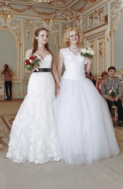 Brides Marry In Russia S “first Lgbt Wedding” Thanks To Legal Loophole