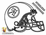 Coloring Helmet Steelers Pages Football Pittsburgh Nfl Printable Logo Browns Drawing Helmets Cleveland Cowboys Color Dallas Packers Jersey 49ers Print sketch template