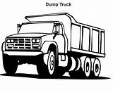 Truck Dump Coloring Pages Color Print sketch template