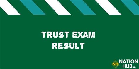 trust exam result  declared check tamil nadu trust exam atdgetngovin