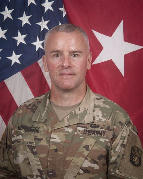 brigadier general michael  morrissey article  united states army