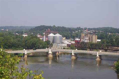 zanesville  historic  bridge zanesville  photo picture