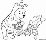 Pooh Winnie Piglet Scribblefun Getcolorings sketch template