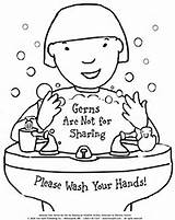 Germs Coloring Sharing Bulletin Kids Classroom Teachervision Kindergarten Worksheets Board Boards Printables Teachers sketch template