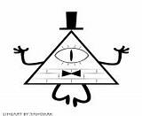 Bill Cipher Coloring Falls Gravity Printable Pages sketch template