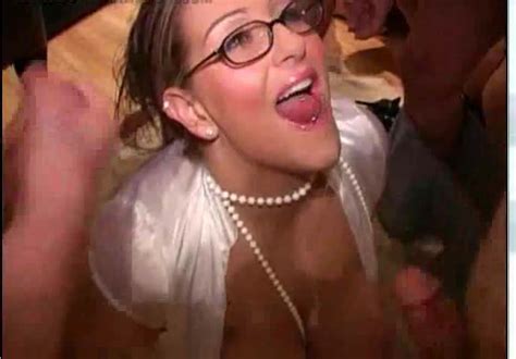 secretary in satin blouse takes cumshots porn tube
