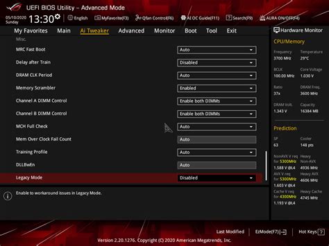asus rog strix   gaming review bios overview techpowerup