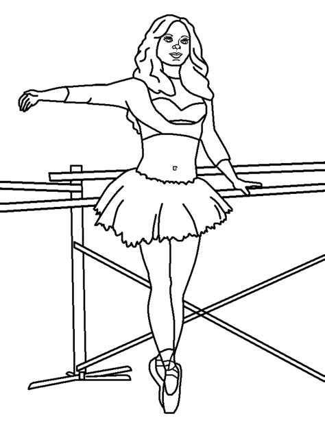 printable ballerina coloring pages  auxs
