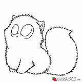 Pages Kitten Color Fluffy Coloring Furry Kittens Strawberry Cat Cute Colouring Printable Dogs Baby Deviantart Puppy Getcolorings Kids Popular sketch template