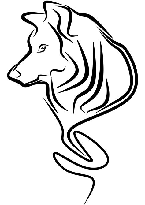 wolf tattoo design  men coloring page  printable coloring pages