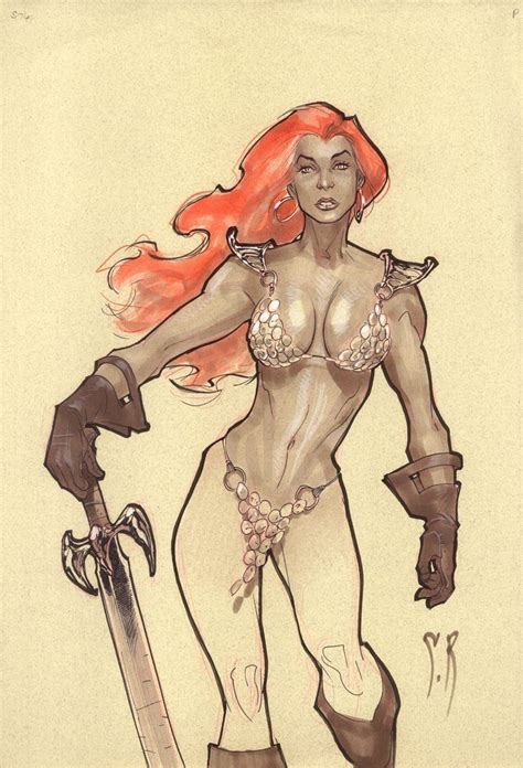 red sonja by stephane roux panel gallery