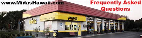 frequently asked questions auto repair service midas hawaii auto repair  service